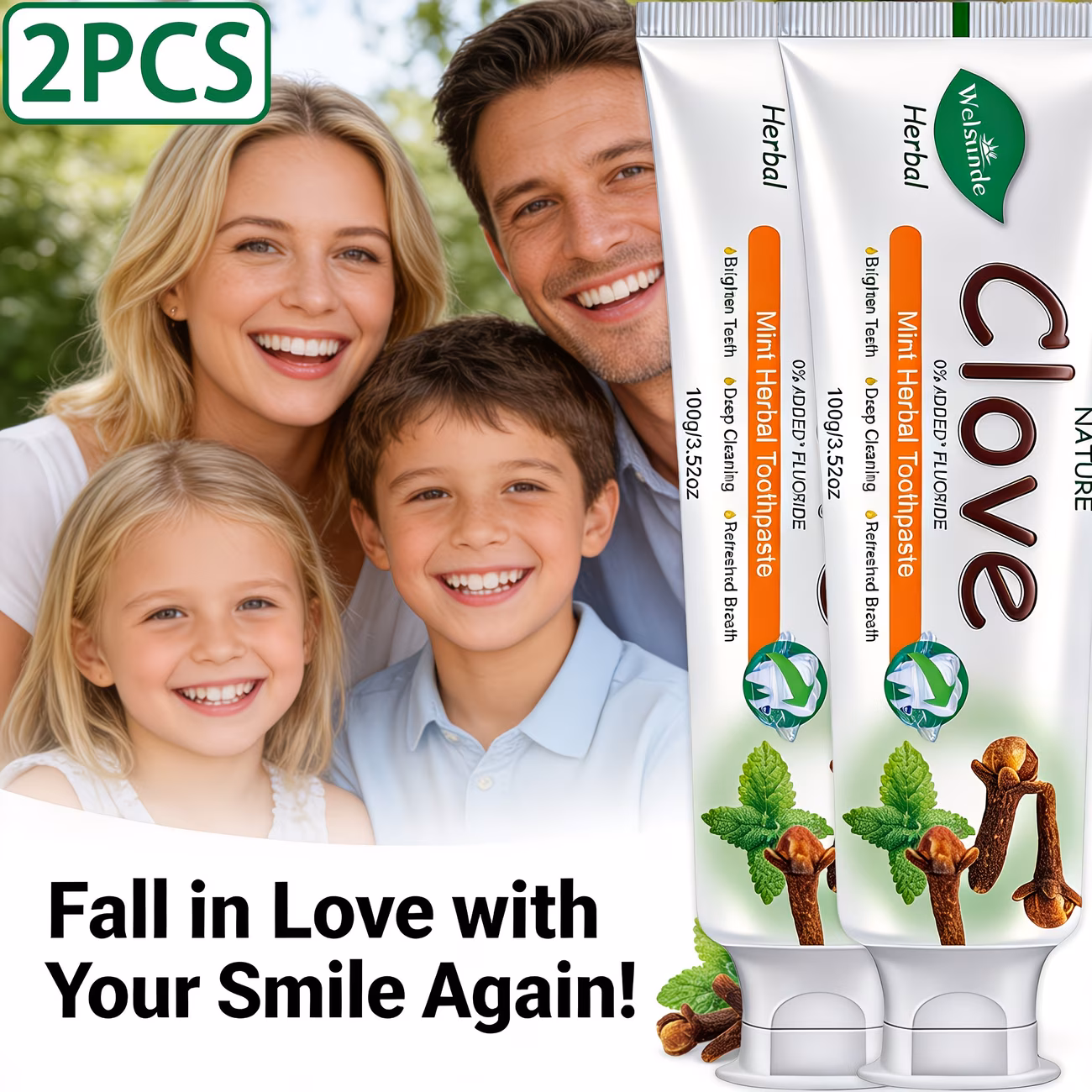  Clove Mint Herbal Toothpaste