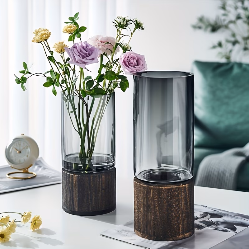 Glass Vase with Base