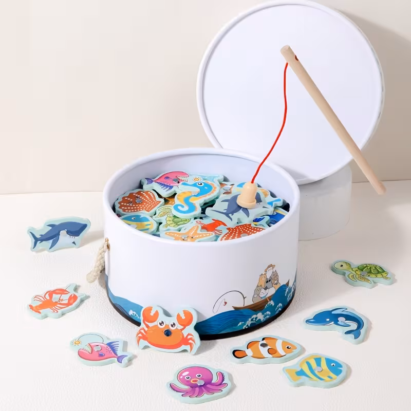 Wooden Fishing Game Toy