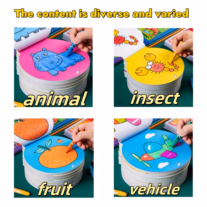  Children's Creative and Fun Drawing Book