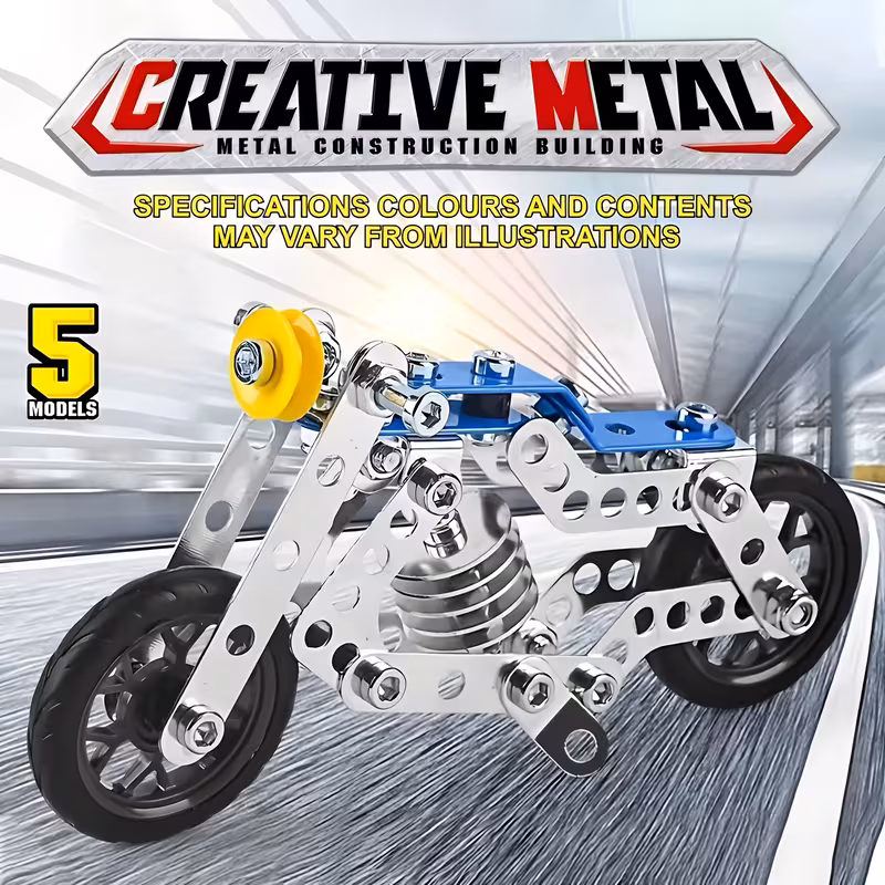 Erector Set Motorcycle Stem Building Toys 
