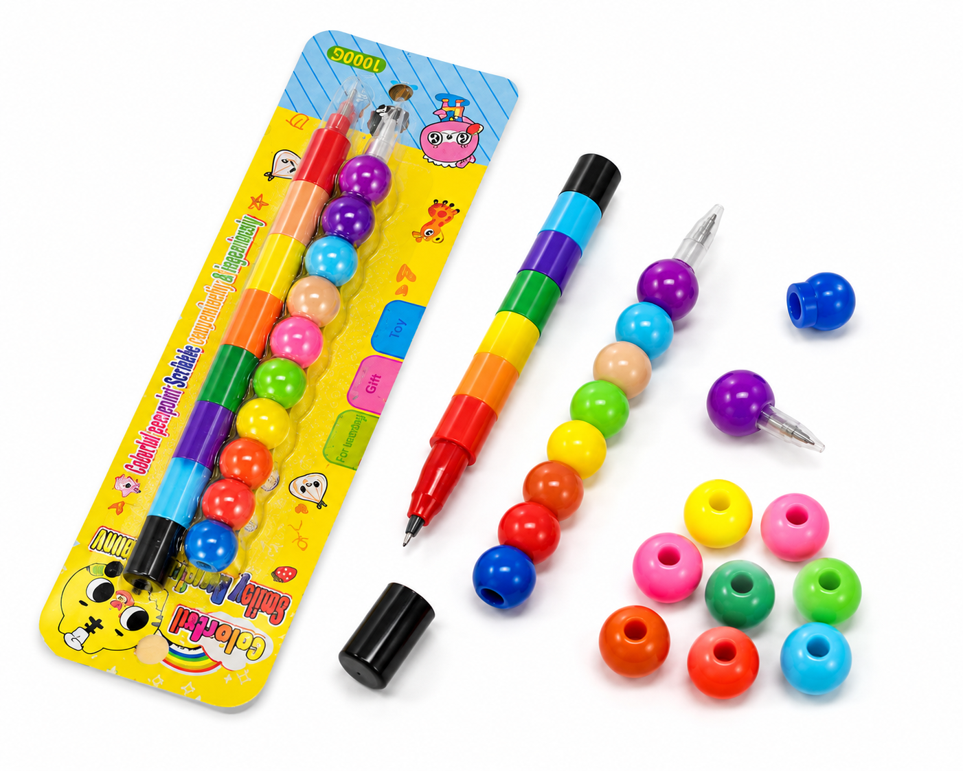 Colorful Beads Pencil Set
