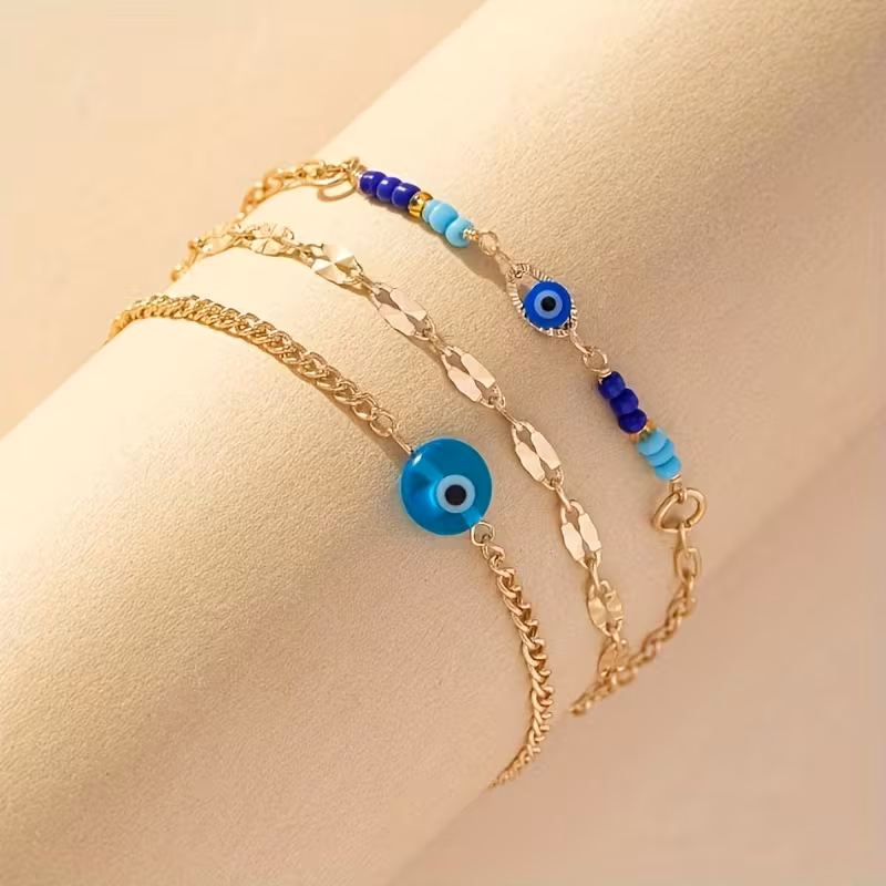 Eye Ankle Bracelets
