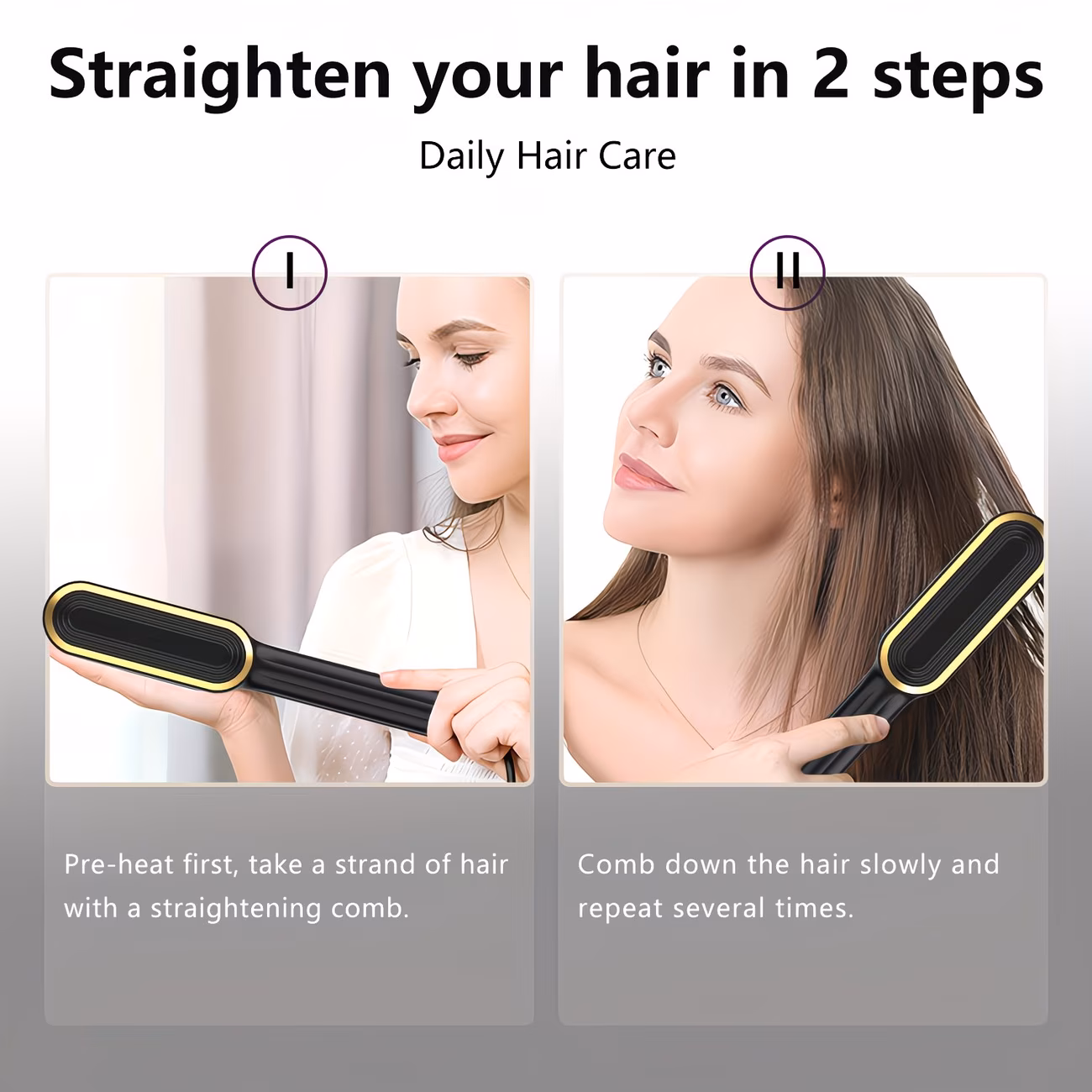 Hair Straightener Brush
