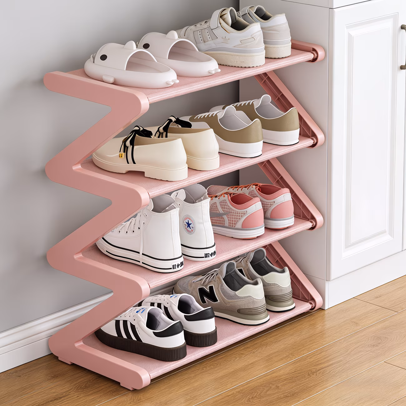  Z-Shaped Shoe Rack
