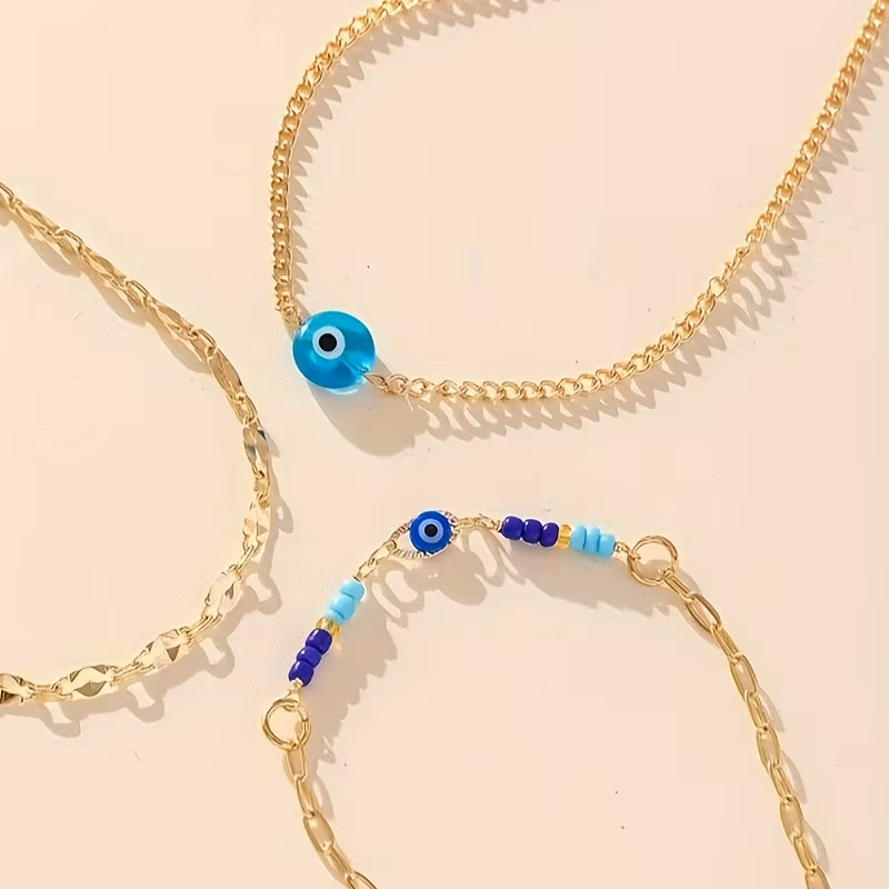 Eye Ankle Bracelets