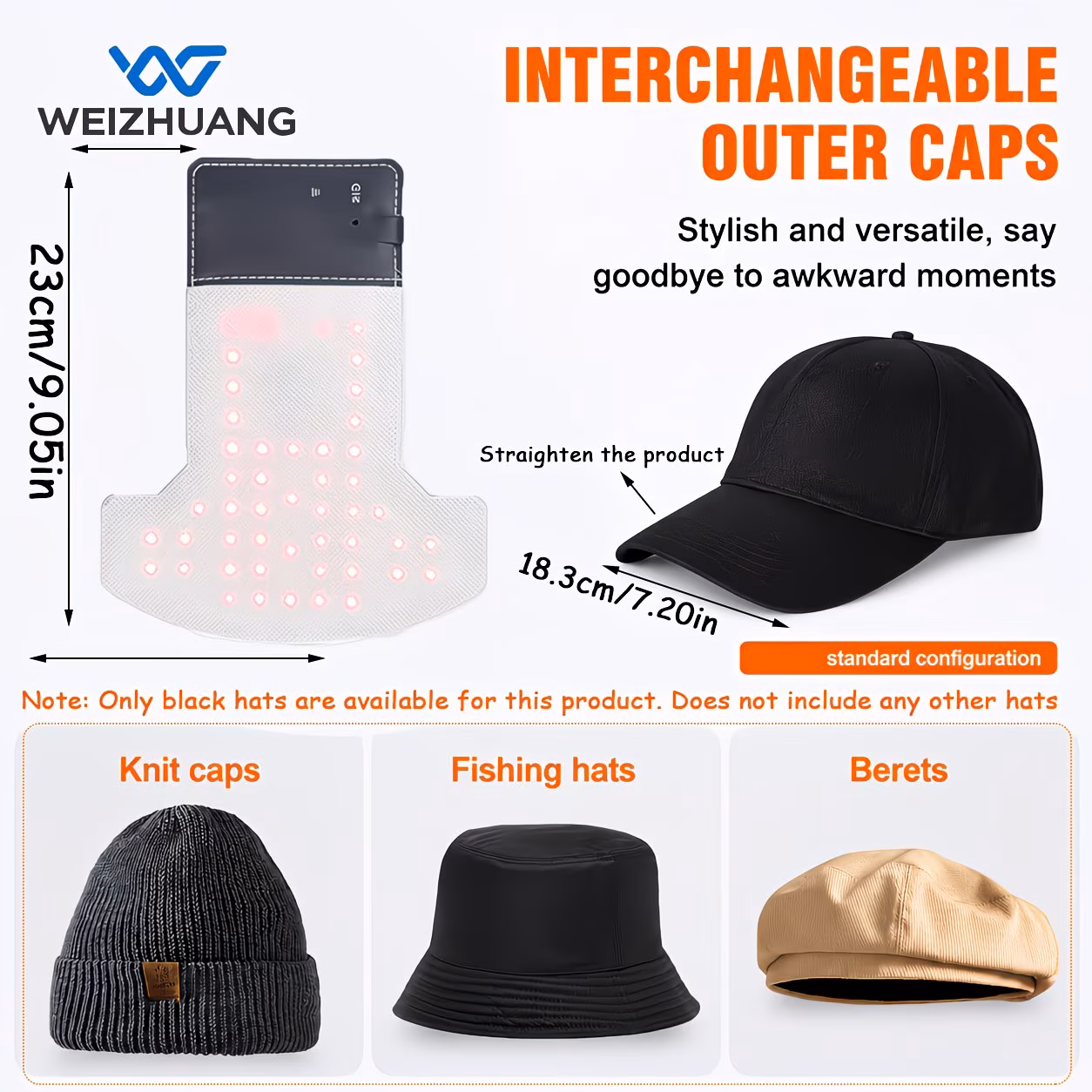  LED Head Massage Cap