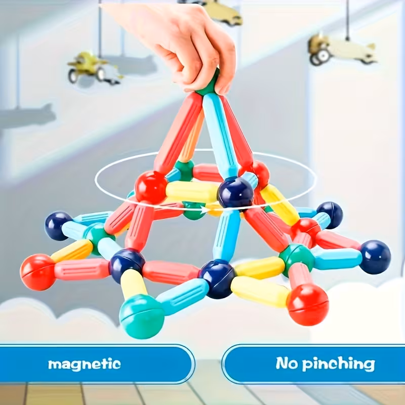 Magnetic Building Blocks for Children