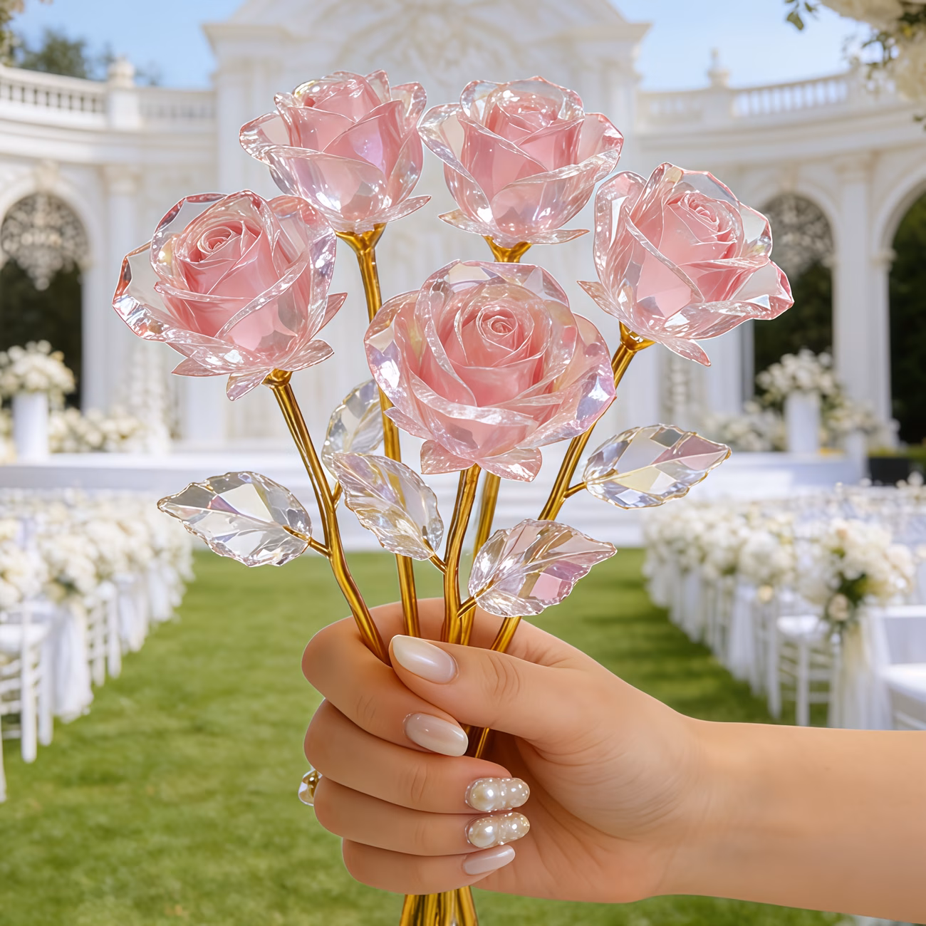  Crystal Rose Bouquet