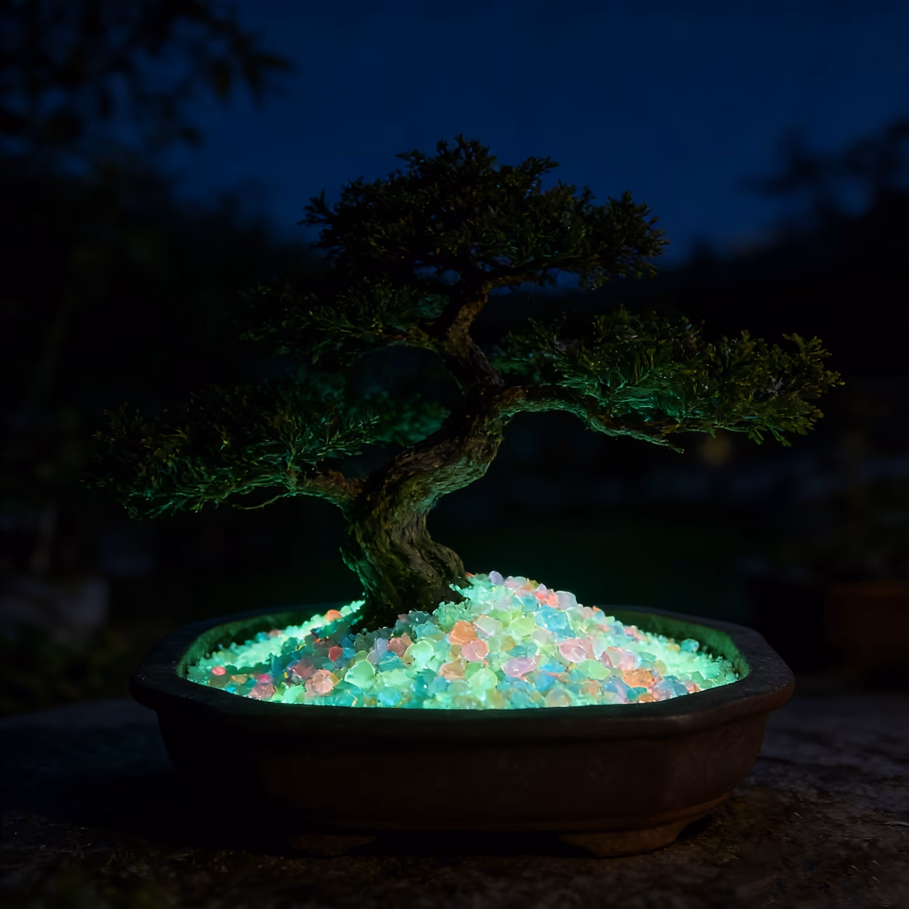 Artificial Colored Luminous Stones