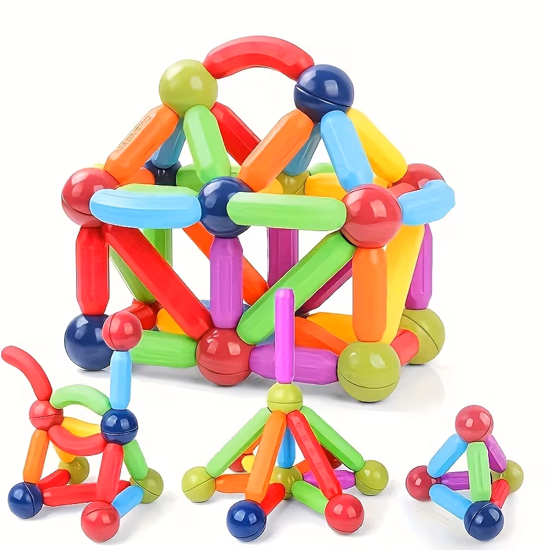 Magnetic Building Blocks for Children