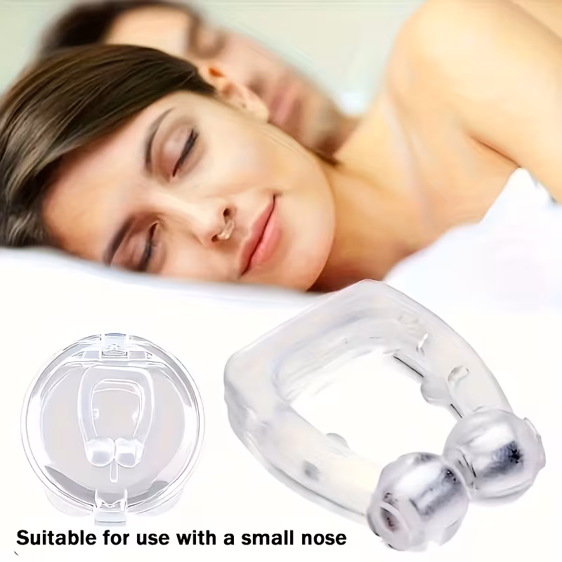 Anti-Snoring Nose Clip with Magnetic Closure