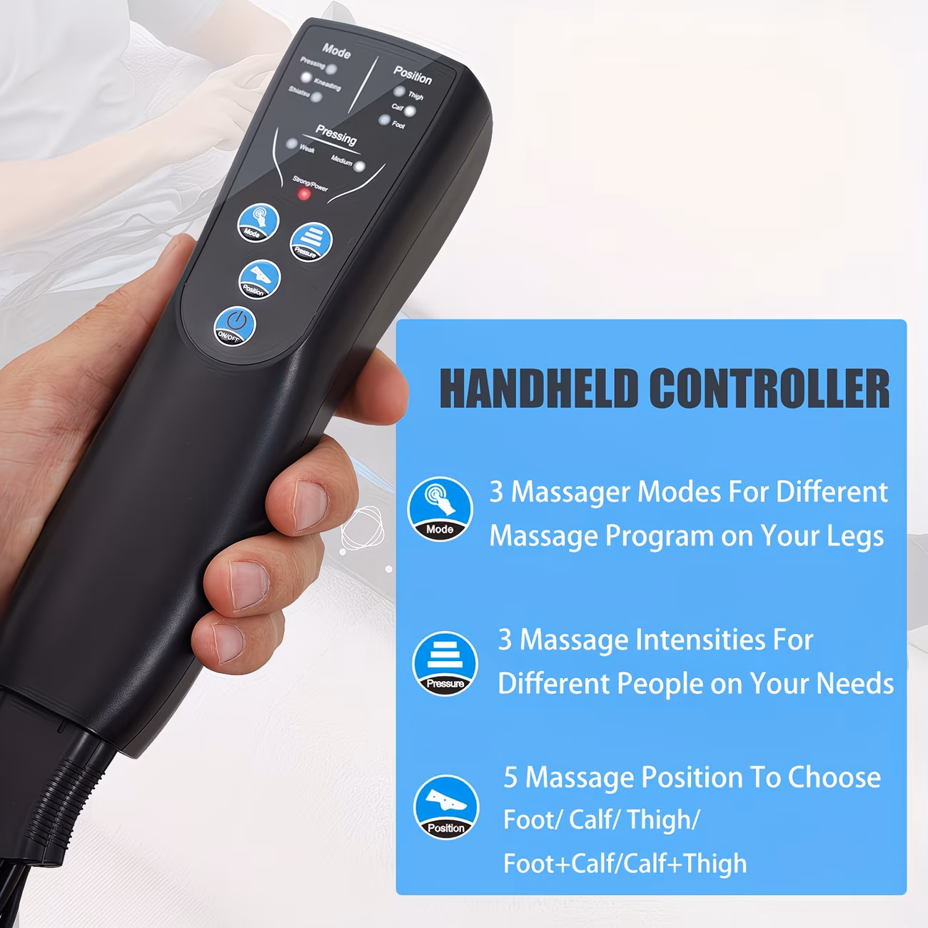  Full-leg air compression massager