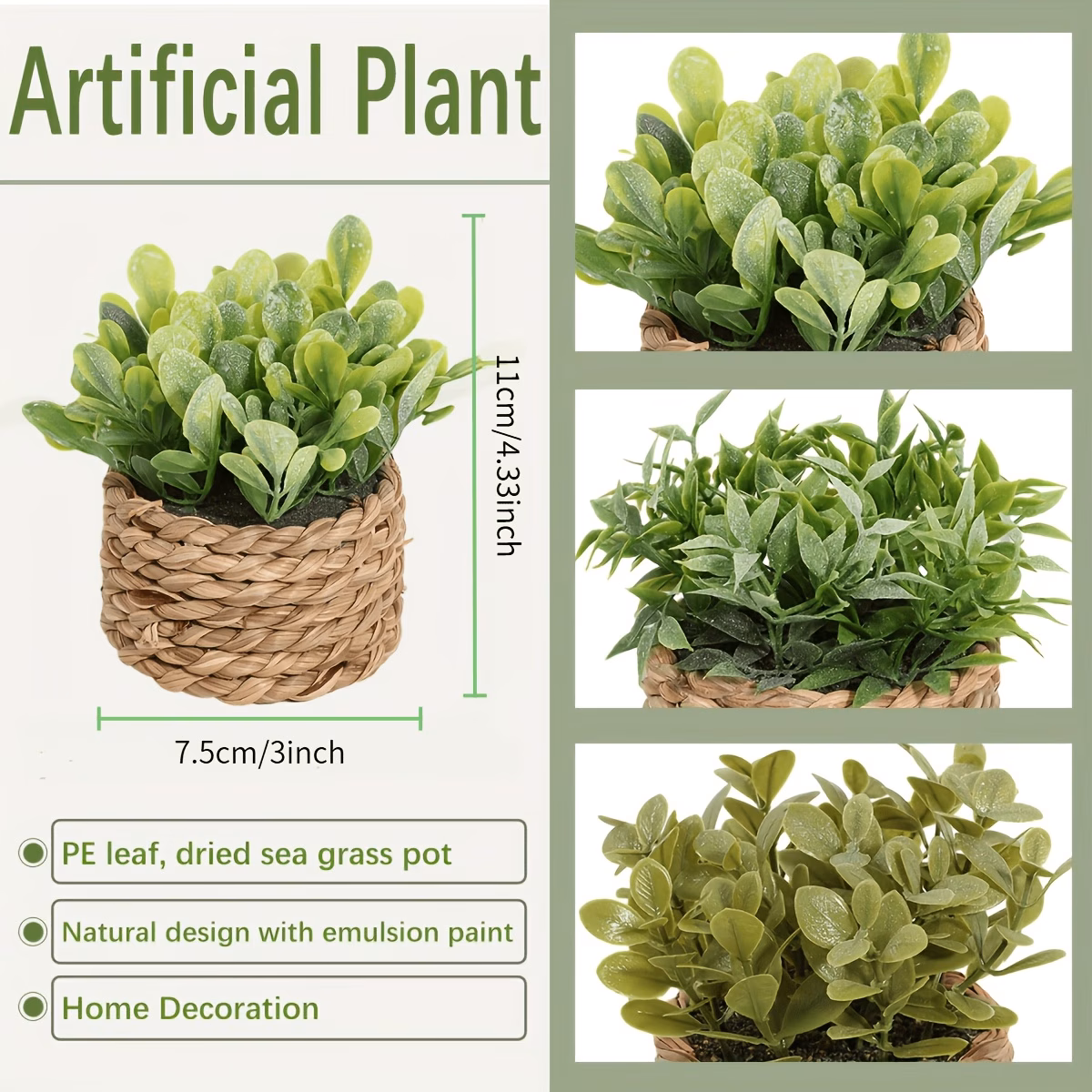  Mini Potted Plants