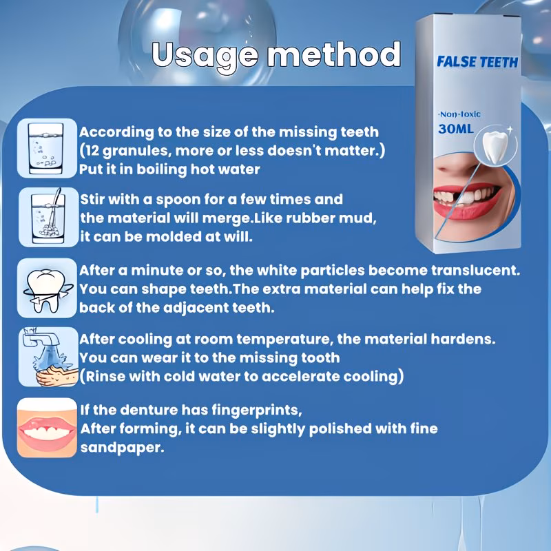  Adjustable False Teeth