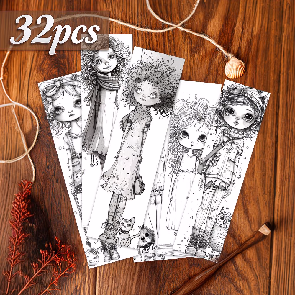 Colorable Bookmark