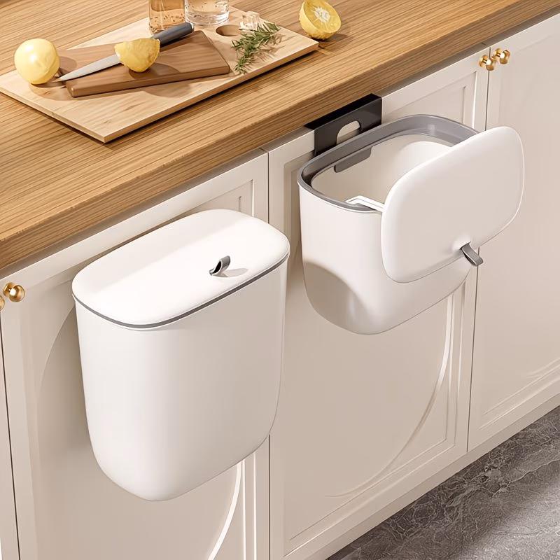 Wall-Mounted Trash Can