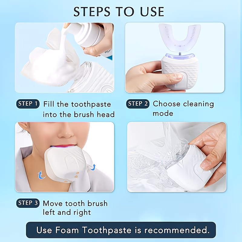 U-Shaped Electric Toothbrush