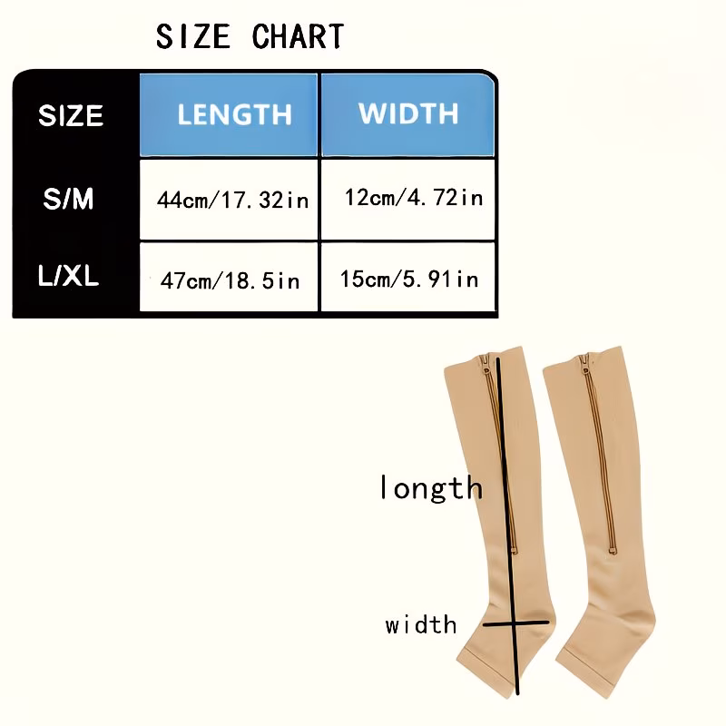  Knee-high compression socks