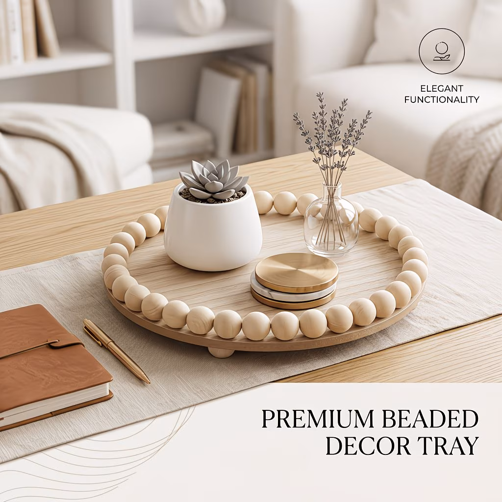  Wooden Bead Tray