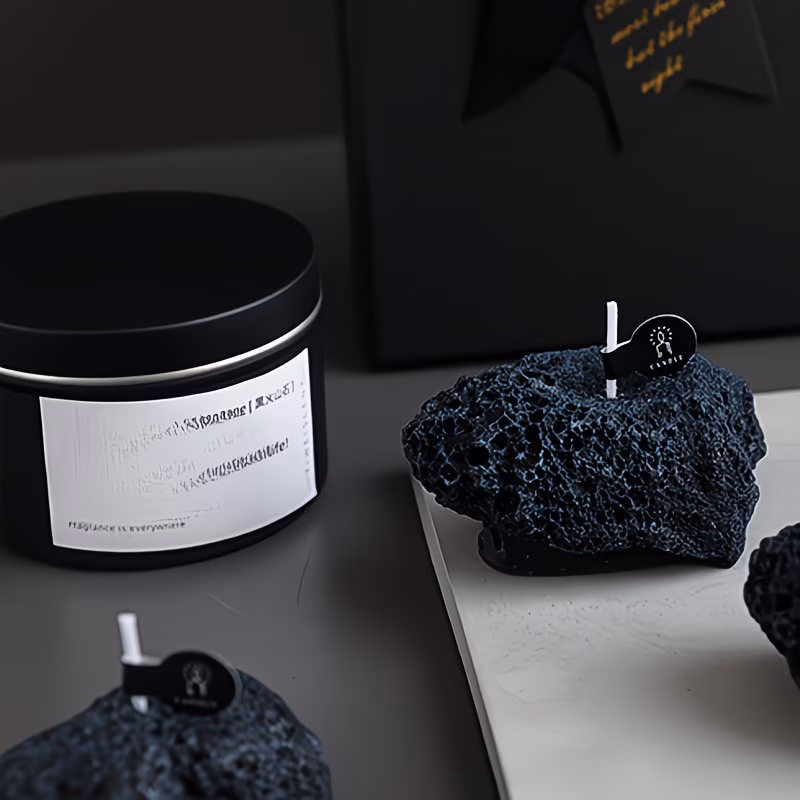  Stone Candle Set