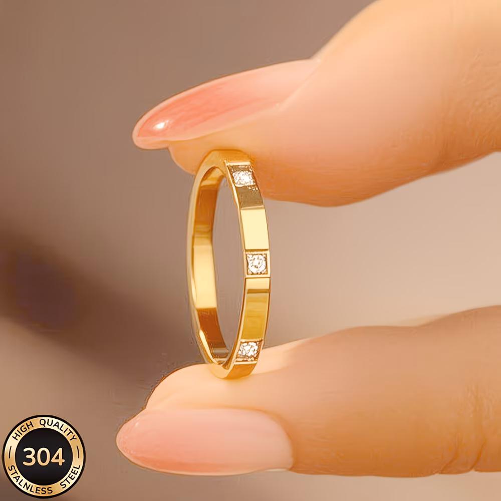  Gold-plated Stackable Rings
