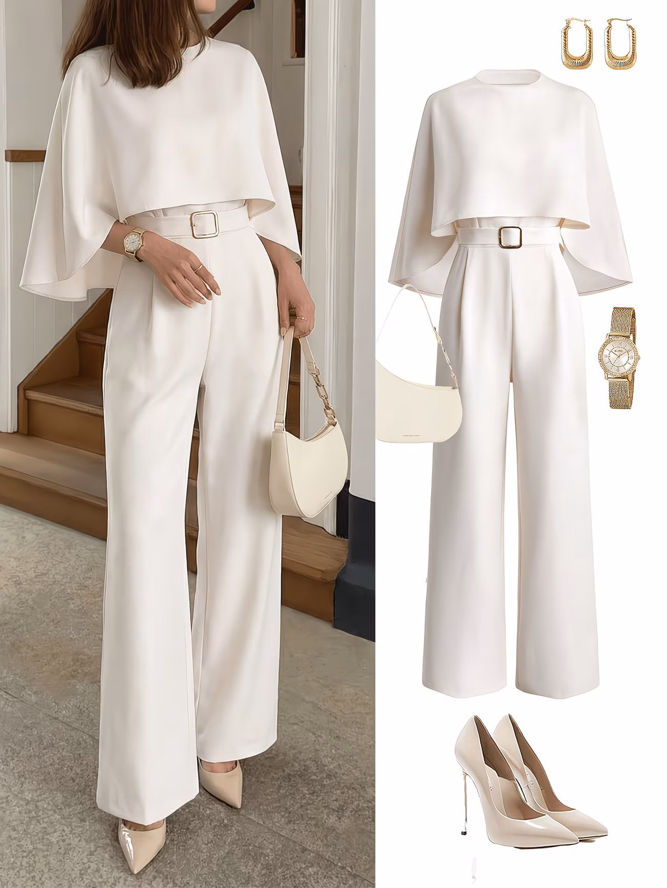 Shawl Collar Jumpsuit