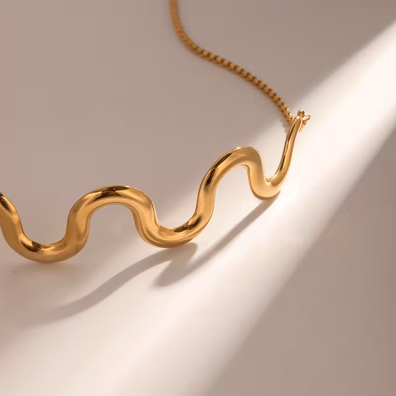 Necklace Hand Chain Set