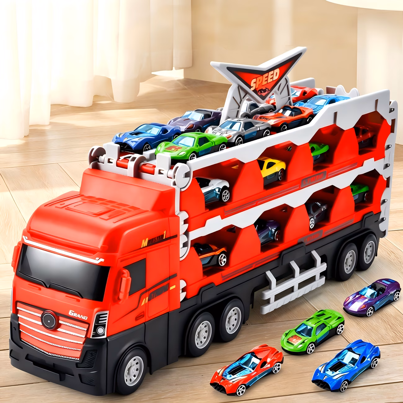 Truck Launcher Toy Set