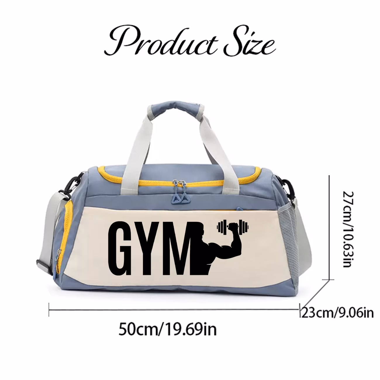 GYM Fitness Pattern Tote Bag