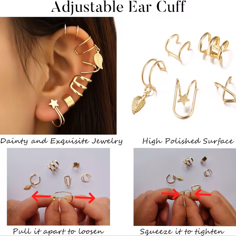 Cuffs Earring Set