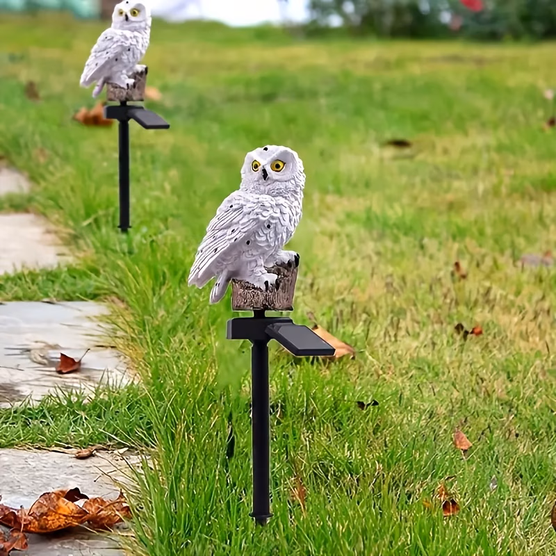  Solar Owl Garden Light