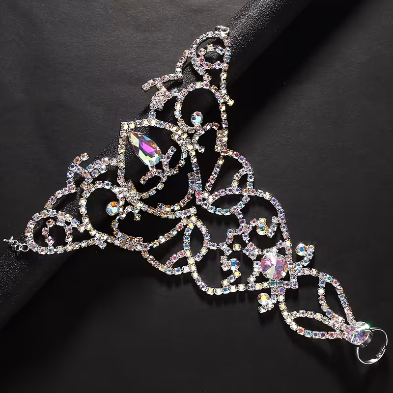 Exquisite Rhinestone Anklet,