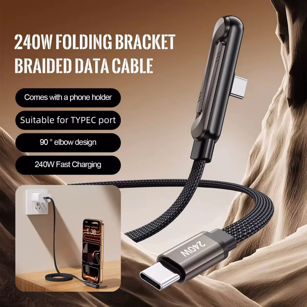 Invisible Charging Cable with Bracket