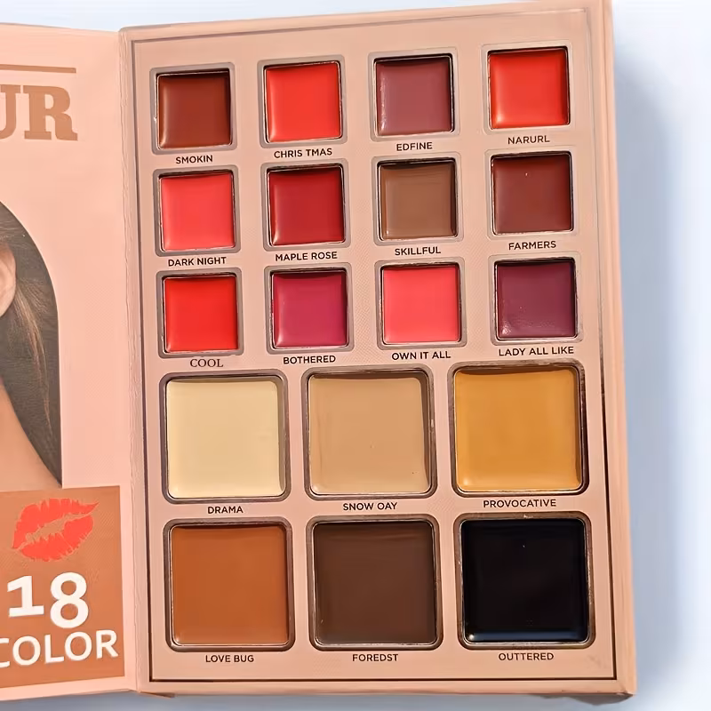 color book makeup plate