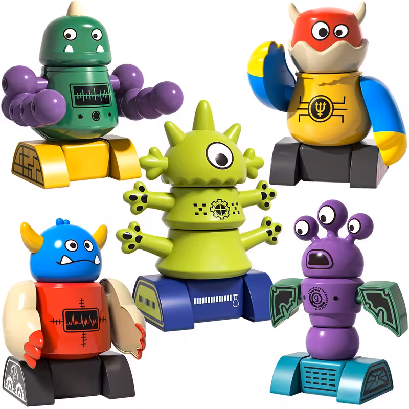 Monster Robot Building Block Set 