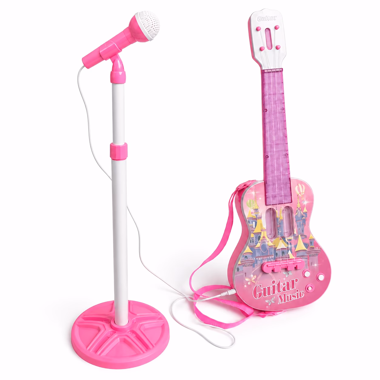 Kids Guitar And Microphone Set