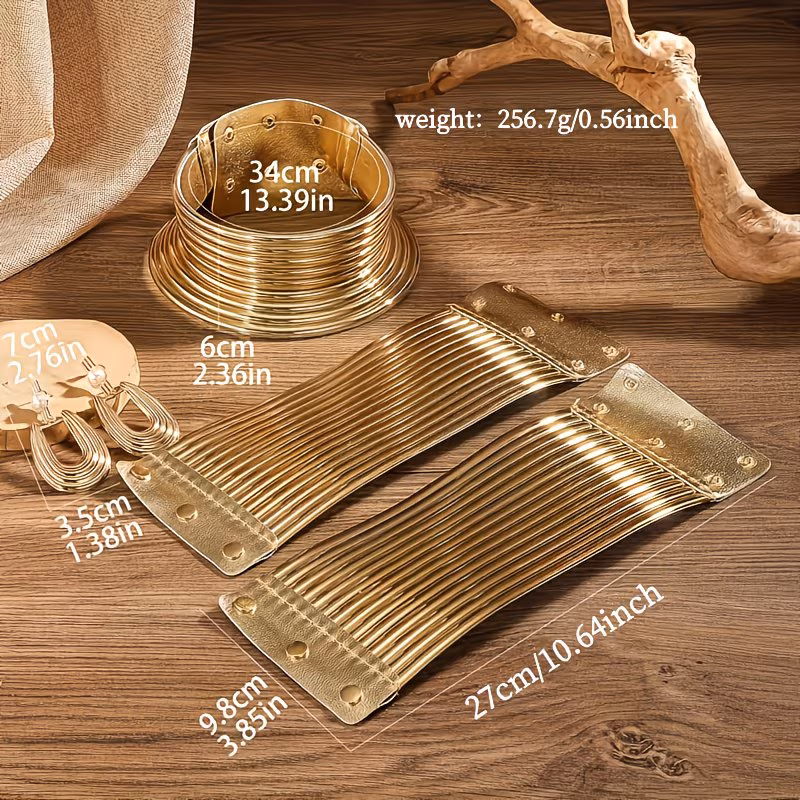  Set of Golden Collars