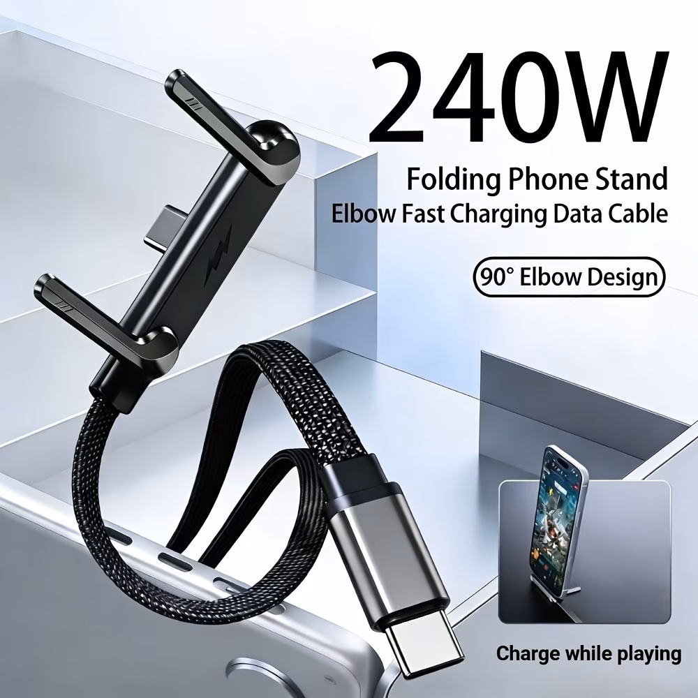 Invisible Charging Cable with Bracket