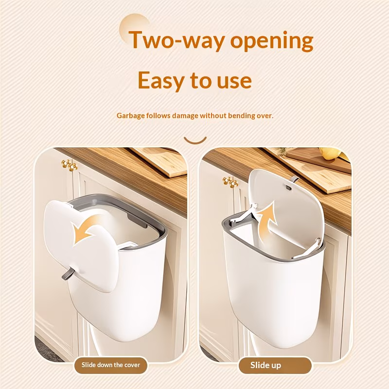 Wall-Mounted Trash Can