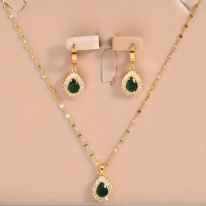 Necklace and Earrings