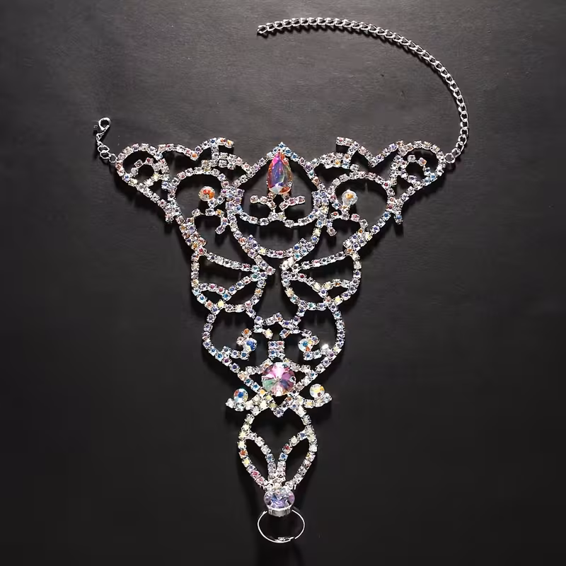 Exquisite Rhinestone Anklet,
