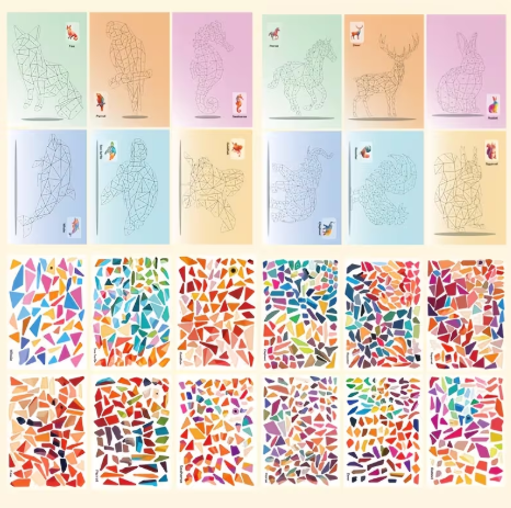 Sticker Puzzle Painting Book