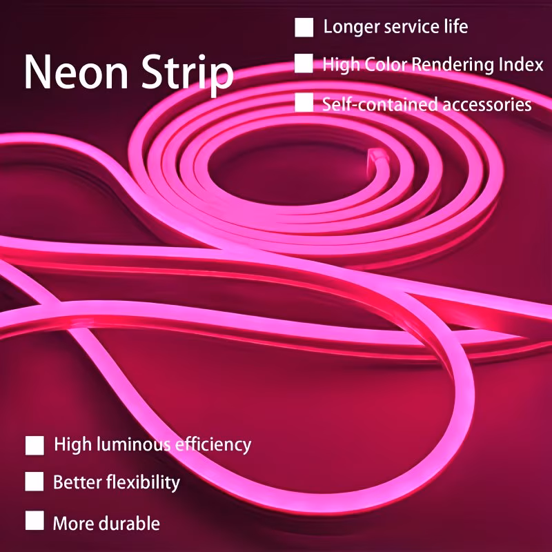  Pink LED Neon Light Strip