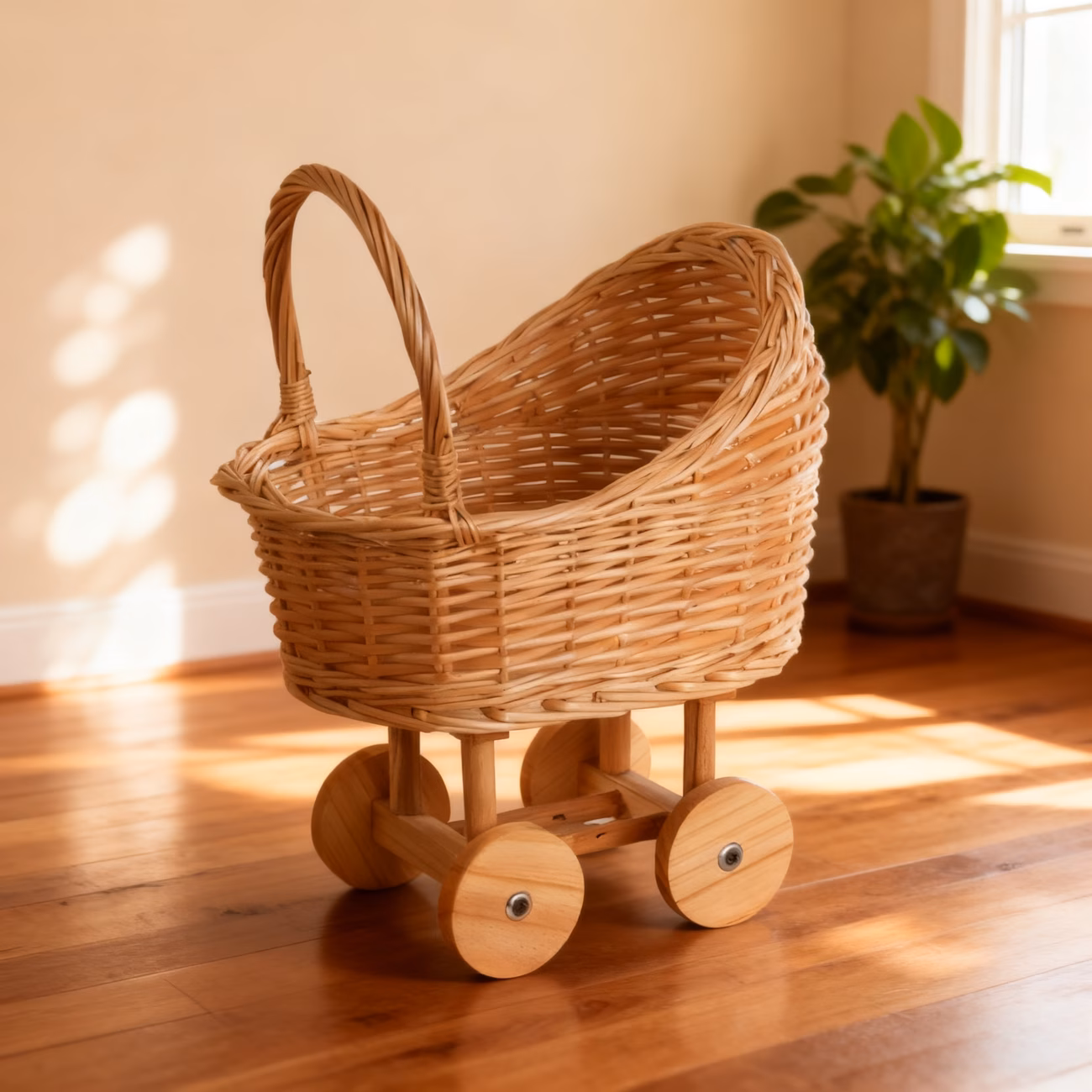  Small Wicker Cart