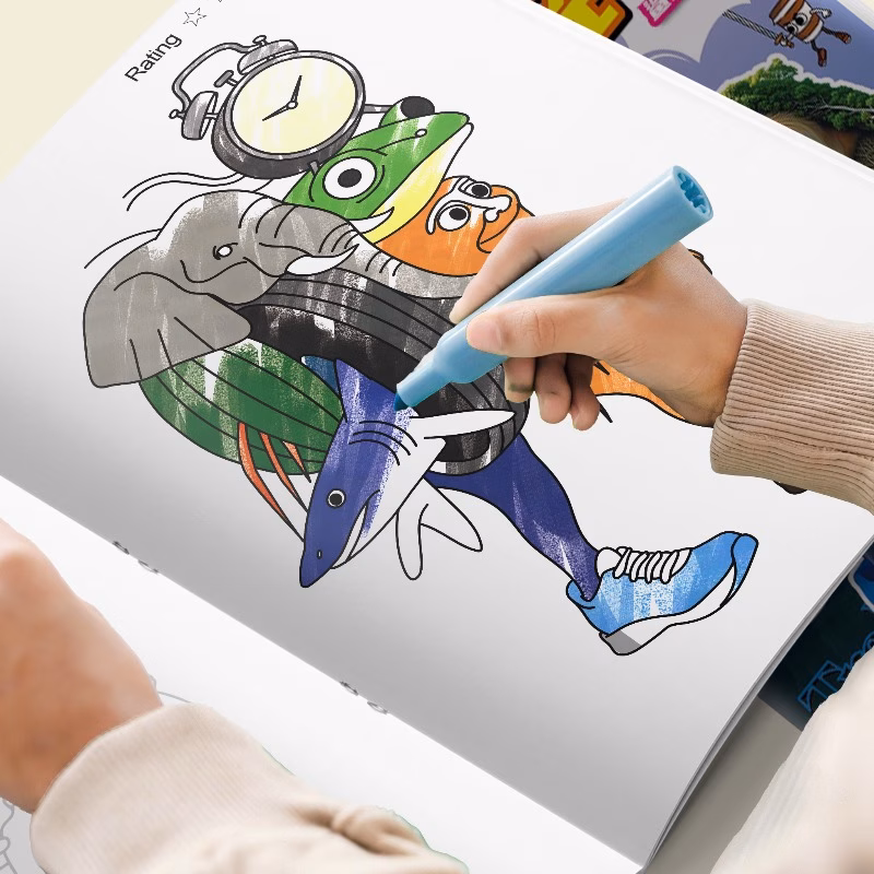 Creative Animals Coloring Book