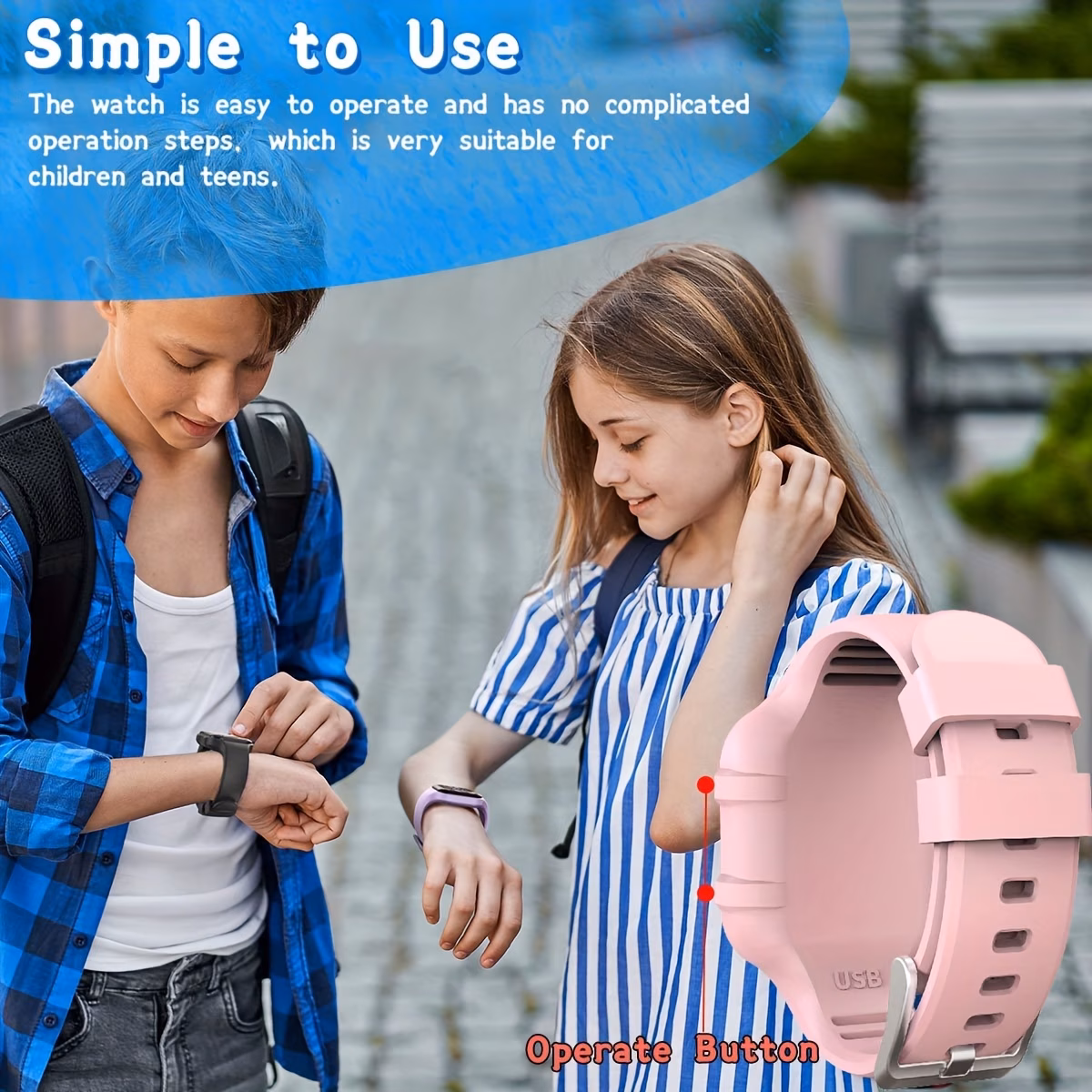 Pedometer Watch with Fitness Tracker