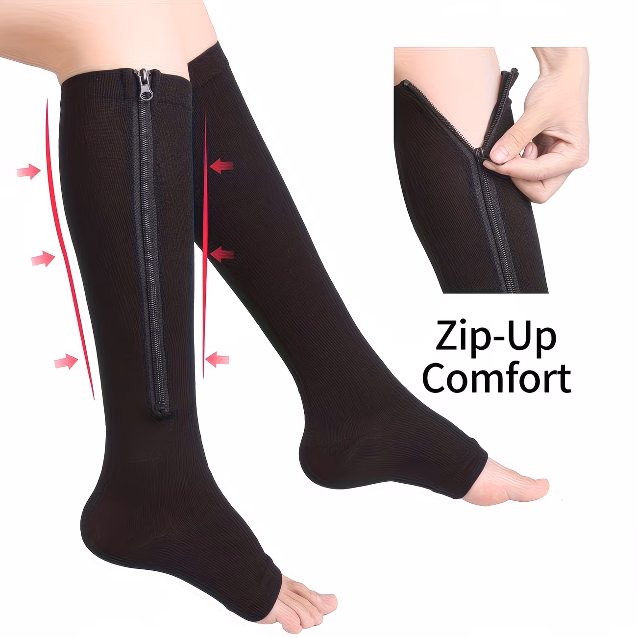  Knee-high compression socks