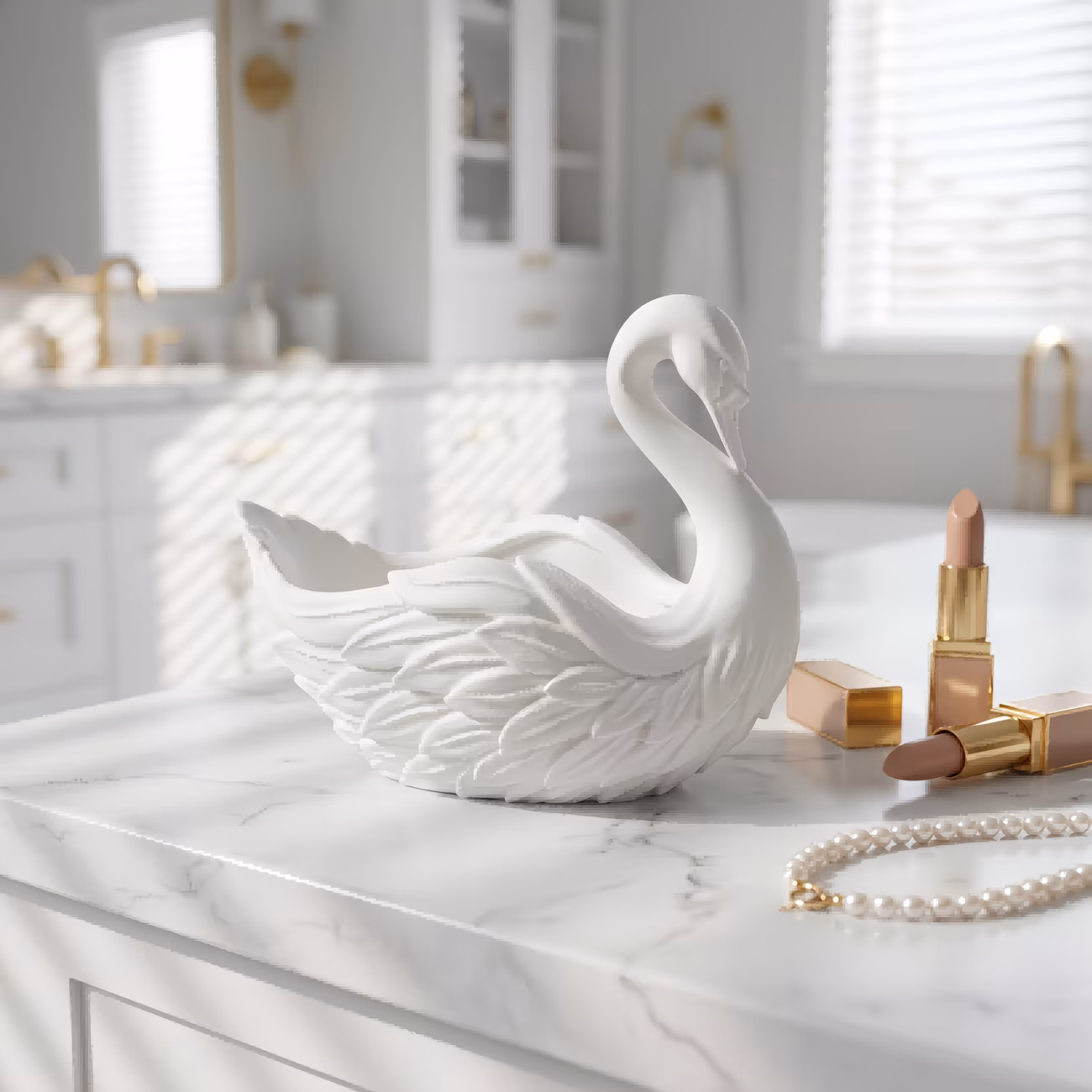  Swan Shaped Jewelry Tray 
