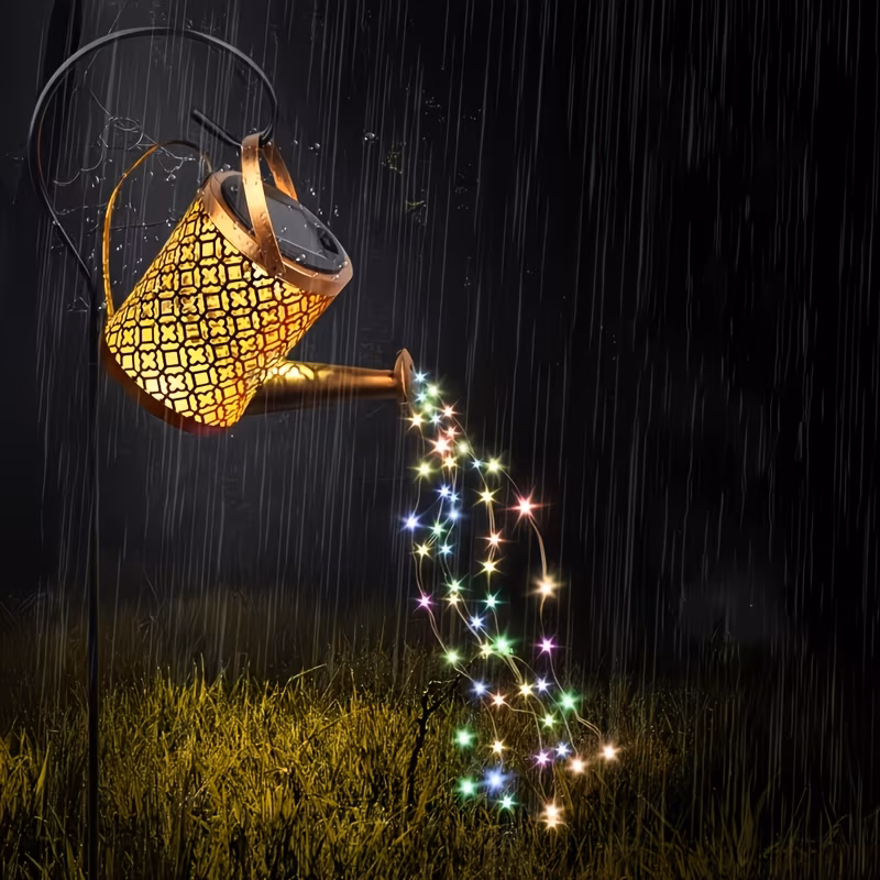 Solar Fairy Sprinkler String Lights